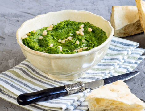 Hummus cu spanac - rețetă modernă, simplă și extrem de gustoasă. Gust intens, zero complicații