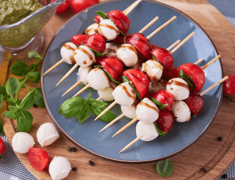 Frigărui caprese - rețeta simplă și rapidă pentru un aperitiv perfect