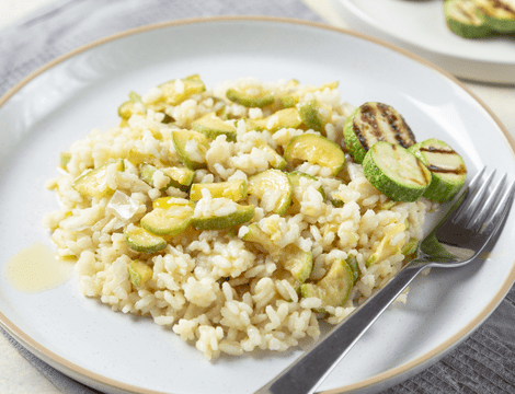Risotto cu dovlecei - rețeta ideală pentru un prânz sau o cină rafinată