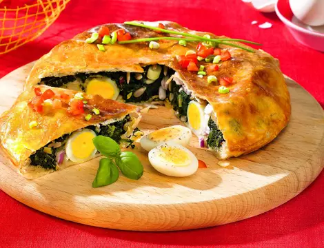 Plăcintă cu verdeţuri