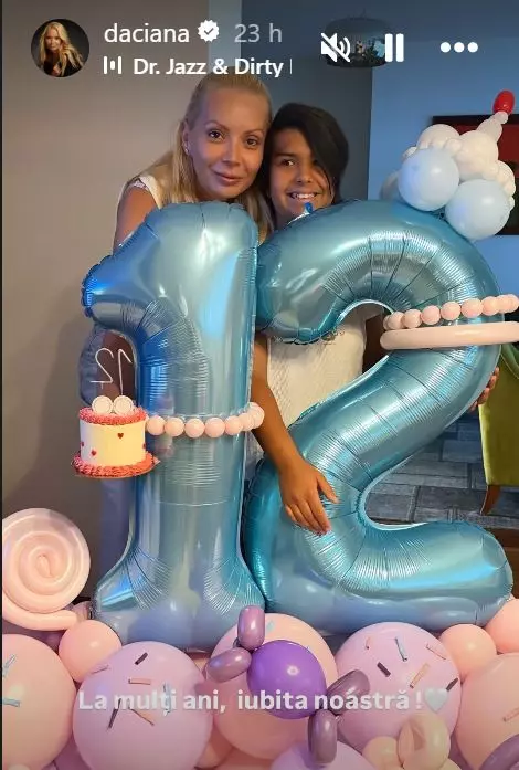 Daciana Sârbu și Maria, fiica ei adoptivă