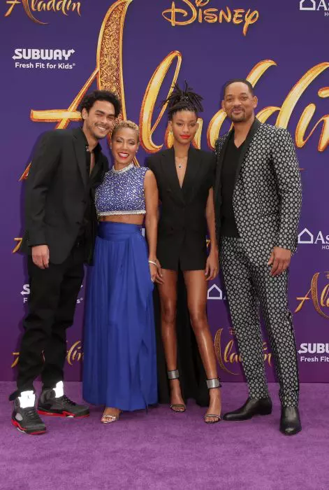 Trey, Jada, Willow și Will Smith