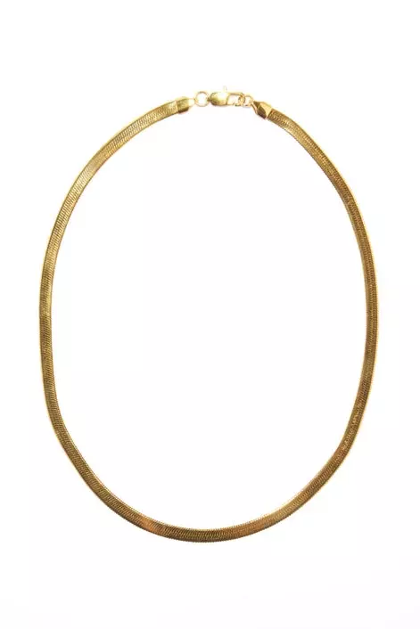 Colier din alamă placată cu aur, Fallon, 695 lei, www.matchesfashion.com