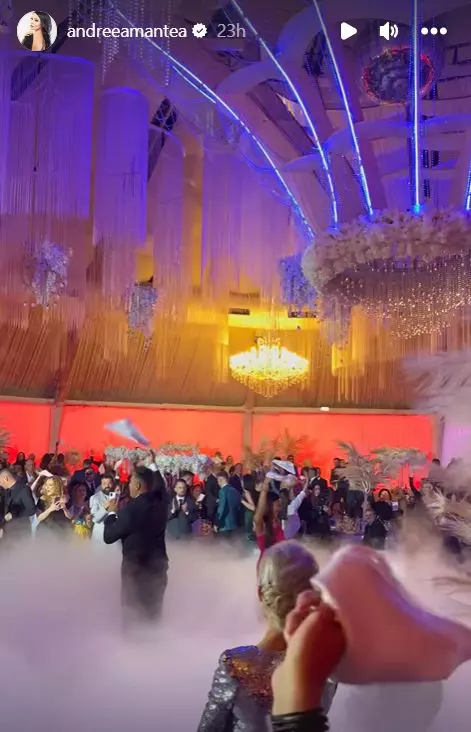 Primele imagini de la nunta spectaculoasă a lui Bursucu. Cine a creat rochia de mireasă și cât au costat verighetele (3)