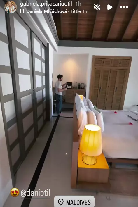 dani otil si sotia gabriela in maldive 1