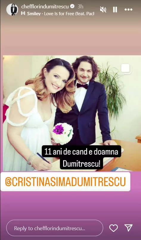 Florin Dumitrescu și soția lui aniversează 11 ani de căsătorie  (1)