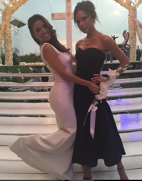 Eva Longoria si Victoria Beckham