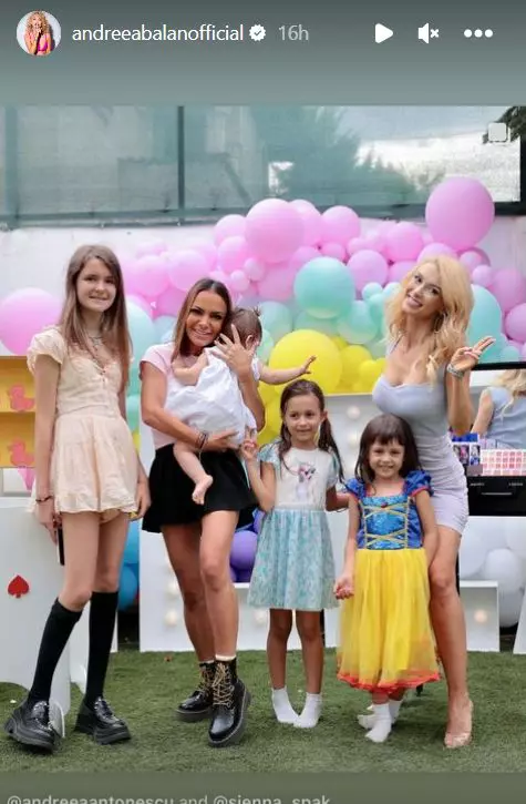 Andreea Bălan, prima piesă în care cântă alături de fiica ei. Ella a împlinit 7 ani