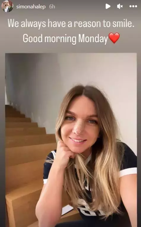 Simona Halep, primele imagini după operația la nas