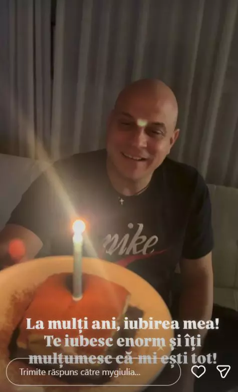 Giulia Anghelescu, mesaj pentru soțul ei, Vlad Huidu