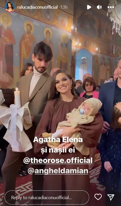 Theo Rose și Anghel Damian, din nou nași de botez  (6)