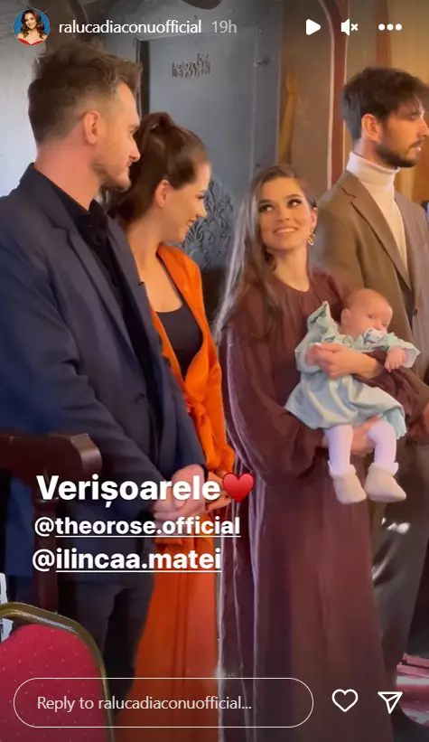 Theo Rose și Anghel Damian, din nou nași de botez  (1)