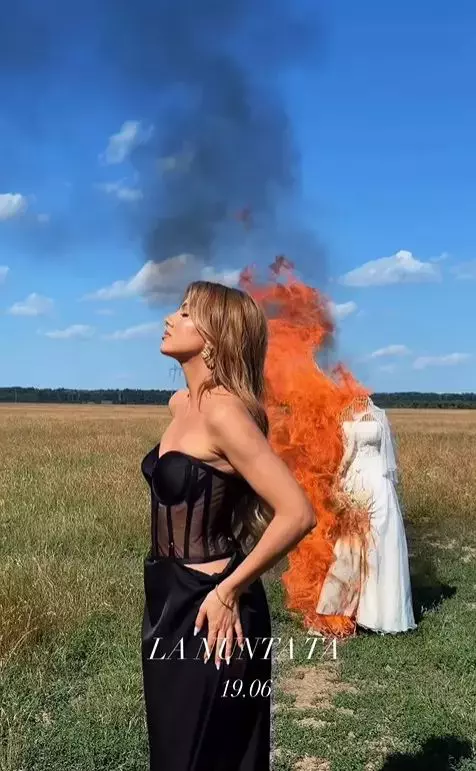codruta filip rochie mireasa in flacari