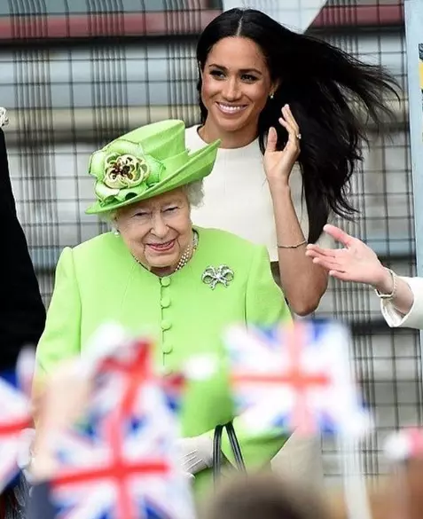 Meghan Markle si Regina Elisabeta a II-a 2