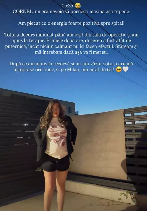 iustina inainte sa nasca