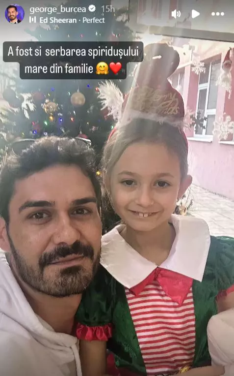 George Burcea și fiica lui, Ella