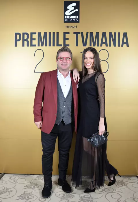 Pavel Bartoș și Irina Fodor la Premiile TVmania 2018