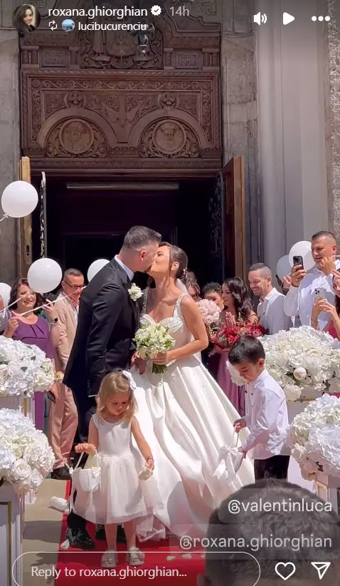 Roxana Ghiorghian și Valentin Luca s-au căsătorit religios  (4)