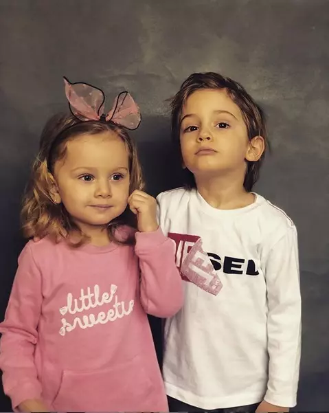 Melissa și Alexandru, copiii Alinei Pușcaș