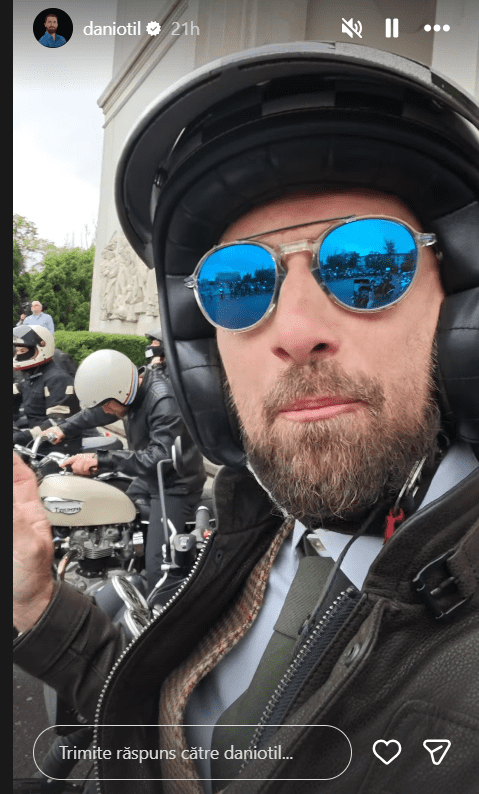 Dani Otil parada motociclistilor in ploaie