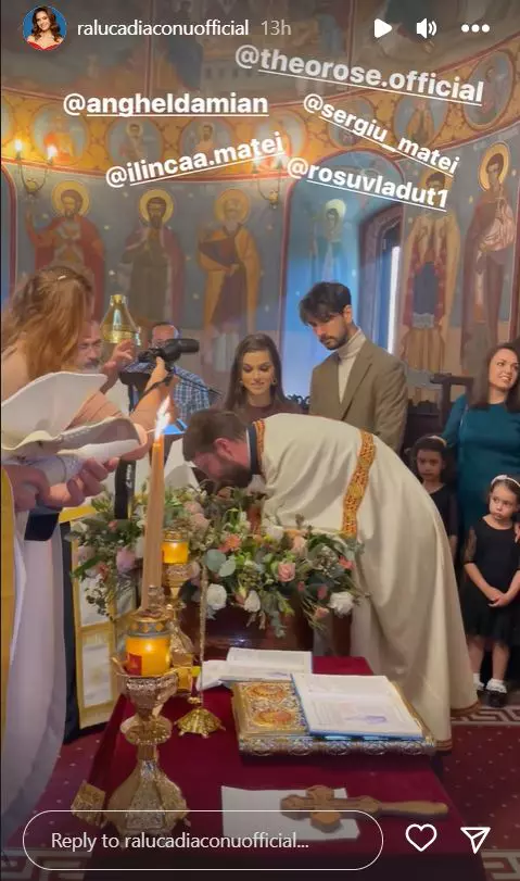 Theo Rose și Anghel Damian, din nou nași de botez  (7)