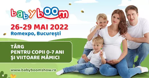 Discounturi de până la 70% şi experienţe unice la Baby Boom Show, cel mai mare târg pentru copii şi viitoare mămici. Intrarea şi parcarea sunt gratuite!