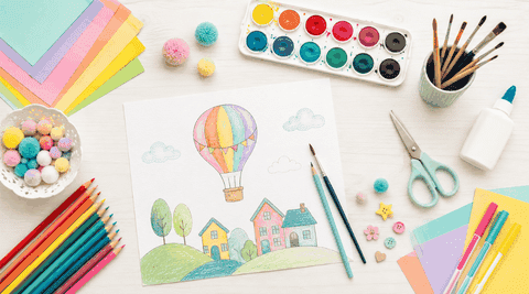 De la desen la proiecte creative: materialele Art & Craft care îi încurajează pe copii să creeze mai mult