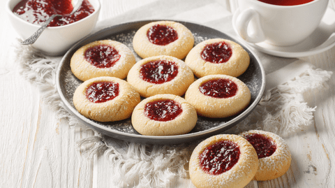 Reteta Rețeta fursecuri de Crăciun cu gem. Desertul vedetă al sărbătorilor