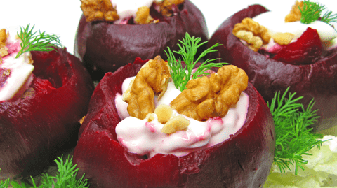 Reteta Sfeclă umplută cu nuci. Rețeta sofisticată cu ingrediente simple