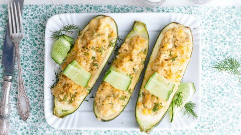 Reteta Dovlecei umpluți cu orez și legume - rețetă ușoară și sănătoasă. Atât de gustoși încât dispar imediat din farfurie