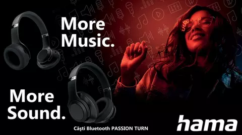 HAMA România lansează “Passion Turn”, căștile care devin o boxă portabilă
