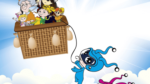 Prima expoziţie aeriană de baloane desenate, deasupra Bucureştiului