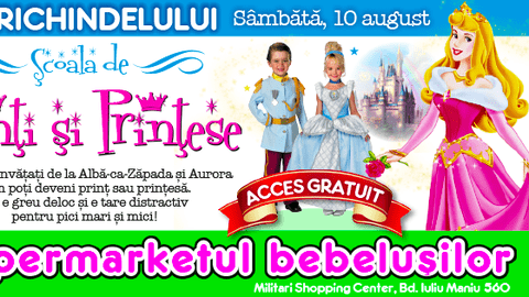 Atelierul Prichindelului tău dă startul Şcolii de prinţi şi prinţese