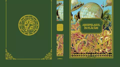 ”Arhipelagul în flăcări”, din colecția Jules Verne, o ficțiune romantică și multă aventură