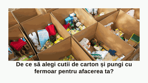 De ce să alegi cutii de carton și pungi cu fermoar pentru afacerea ta?