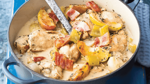 Carne de porc cu cidru