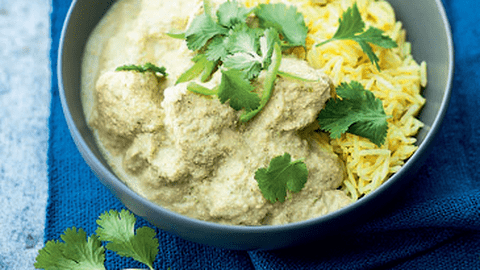 Curry cu brânză de vaci