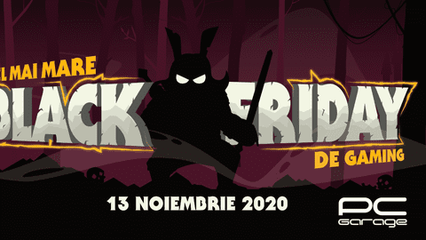 PC Garage anunţă cel mai mare Black Friday de Gaming (P)