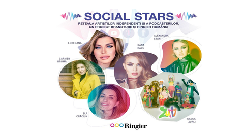 Ringier si BrandTube lansează Social Stars - rețeaua artiștilor independenți și a podcasterilor