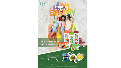 Wash&Go Super Food - noile produse cu 98% ingrediente naturale