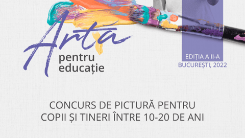 #ArtăPentruEducație este despre copii și tineri care își găsesc calea prin pictură