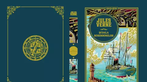 ”Școala Robinsonilor”, din colecția Jules Verne, un roman de aventuri tragicomic