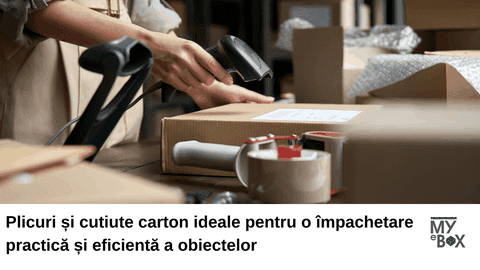Plicuri și cutiuțe de carton ideale pentru o împachetare practică și eficientă a obiectelor