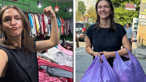 Adela Popescu, sesiune de cumpărături la magazinele second hand. Ce și-a cumpărat vedeta. „Foarte mulțumită”