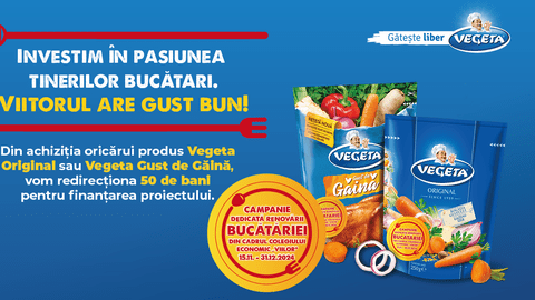 Vegeta susține tinerii pasionați de gust bun