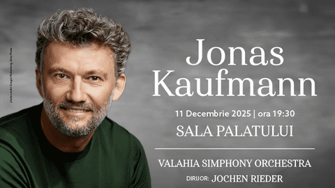 Jonas Kaufmann, tenorul numărul 1 al lumii, ajunge în premieră absolută în Romania la București.