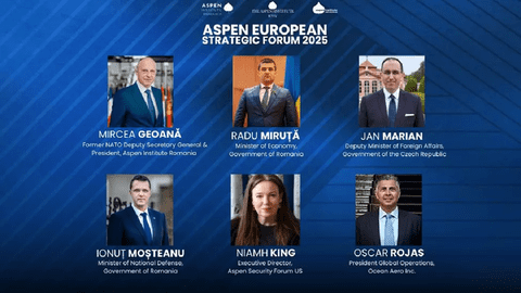 Aspen European Strategic Forum, la București, pe 19 septembrie 2025. Mircea Geoană, Cristian Măcelaru și nume de top pe aceeași scenă