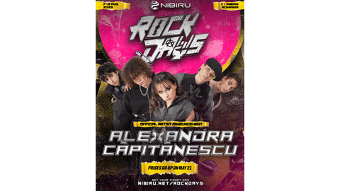 Alexandra Căpitănescu, direct de pe scena Eurovision pe scena ROCK DAYS la NIBIRU