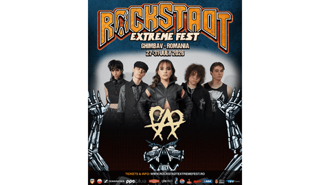 Alexandra Căpitănescu urcă pe aceeași scenă cu The Prodigy și Marilyn Manson la Rockstadt Extreme Fest 2026 