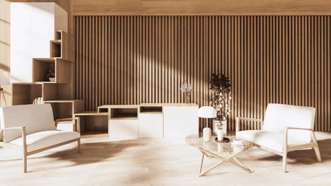 5 modele inedite de tapet living pe un perete